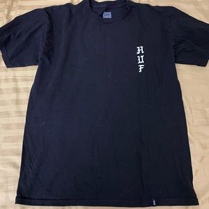 HUF Worldwide Black Tee (M)
